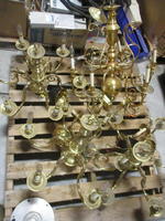 BRASS CHANDELIERS Auction Photo