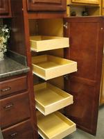 CONTRACTOR'S CHOICE CABINETRY IN BIRCH W/ ROUGE STAIN, LAMIN Auction Photo