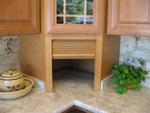 HOMECREST CABINETRY IN MAPLE W/ GINGER STAIN COCOA GLAZE Auction Photo