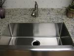 HOMECREST CABINETRY, STAINLESS STEEL SINK Auction Photo