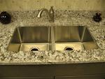 CABINETRY, STAINLESS STEEL SINK Auction Photo