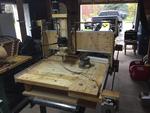 TIMED ONLINE AUCTION WOODWORKING EQUIPMENT - 2014 JD D140 TRACTOR Auction Photo