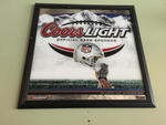COORS LIGHT NFL SIGN Auction Photo