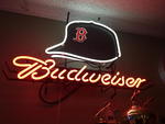 RED SOX BUDWEISER NEON Auction Photo