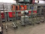 METAL FOLDABLE STOCK CARTS, 30 Auction Photo
