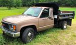 1995 GMC SIERRA SL 3500 1-TON DUMP TRUCK Auction Photo