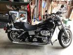 TIMED ONLINE AUCTION 02 HARLEY DYNA LOW RIDER - TRAILER Auction Photo