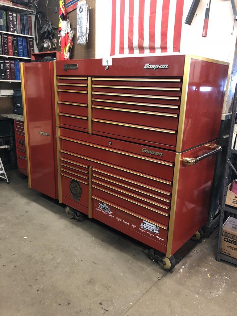 SNAP-ON 80TH ANNIV. TOOL CABINET Auction Photo