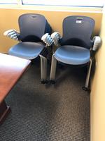 HERMAN MILLER STACKING MESH CHAIRS Auction Photo