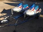 KAWASAKI XI JET SKIS W/ SPIRIT TRAILER Auction Photo