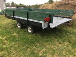 HOMEMADE TANDEM AXLE TRAILE Auction Photo