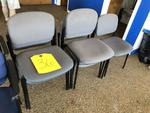 2010 HON UPHOLSTERED STACKING SIDE CHAIRS