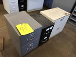3 2-DRAWER FILING CABINETS, LETTER & LEGAL SIZE, LATERAL Auction Photo