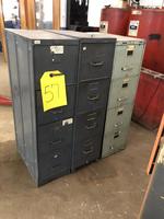 LETTER SIZE 4-DRAWER FILING CABINETS Auction Photo