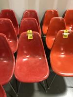 VINTAGE HERMAN MILLER/EAMES MOLDED STACK CHAIRS Auction Photo