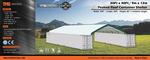 30' X 40' PEAK CEILING CONTAINER SHELTER