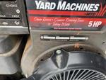 LOT 4: YARD MACHINES TILLER Auction Photo
