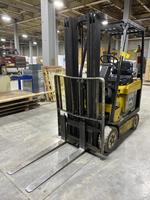 YALE 3,000 ELECTRIC FORKLIFT Auction Photo
