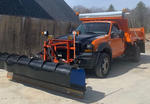2006 FORD F550 XL 4WD PLOW, WING, SIDE DUMP SPREADER BODY Auction Photo