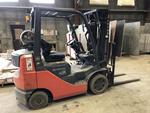 2009 TOYOTA MODEL 8FGCU25 5,000LB. FORKLIFT Auction Photo