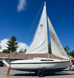 MACGREGOR SAILBOAT, TRAILER, MOTOR Auction Photo