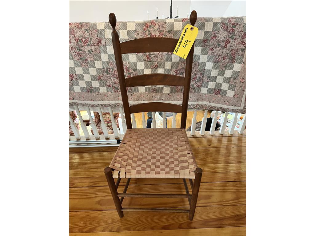 Vintage Vinyl and Metal Chair From The Louisville Chair Co, Small Hole In  Cushion But Looks Good Condition Otherwise, 17 1/2W x 19D x 30H Auction