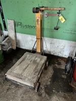 HOWE 2000LB. PLATFORM SCALE Auction Photo