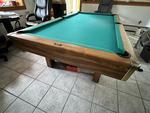 BRUNSWICK BILLIARDS POOL TABLE Auction Photo