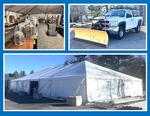 EVENT RENTAL EQUIPMENT - TENTS - DISHWARE - CHAIRS - TABLES Auction Photo