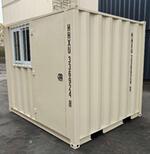 (3) 8' STORAGE CONTAINER OFFICES Auction Photo