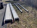 24FT. ALUM. PLANKS, 2-PUMP JACKS Auction Photo