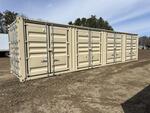 2024 ONE-TRIP 40' HIGH CUBE SIDE DOOR CONTAINER Auction Photo