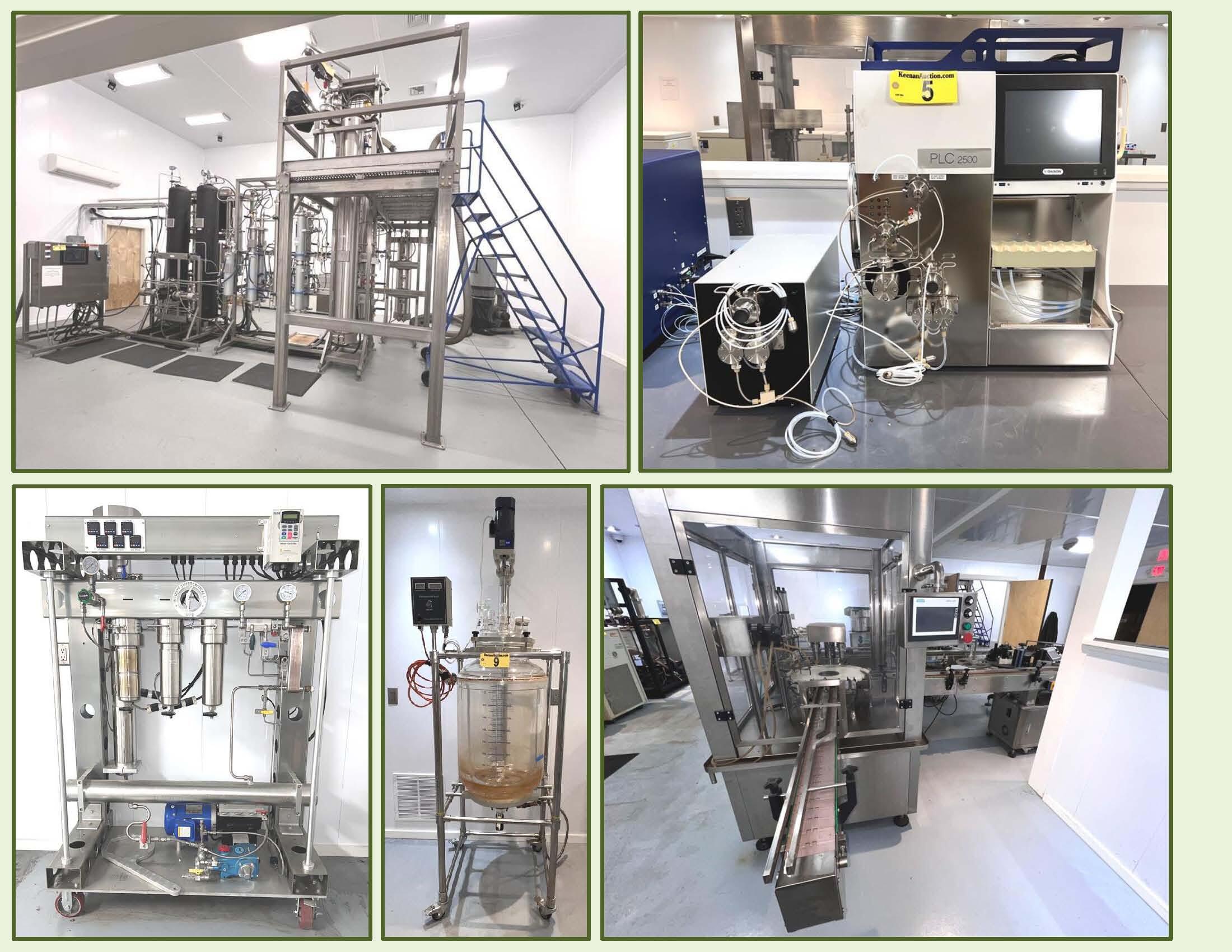 PUBLIC TIMED ONLINE AUCTION CBD EXTRACTION EQUIPMENT, LAB, REFRIGERATION Auction Photo