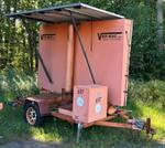 2010 VER-MAC TRAILER MOUNTED MESSAGE BOARD Auction Photo