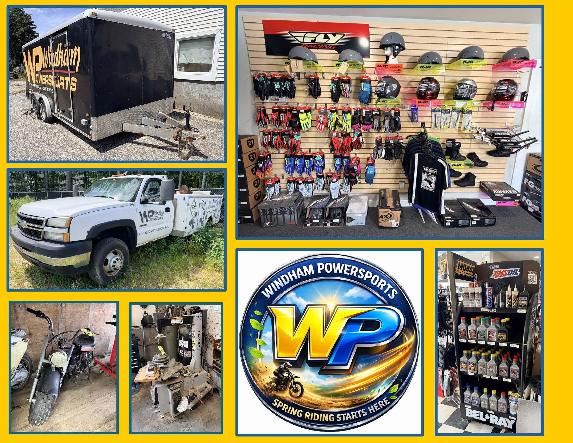 PUBLIC TIMED ONLINE AUCTION POWERSPORTS APPAREL, SHOP TOOLS & EQUIPMENT Auction Photo