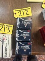 3 BOXES OF CCL 22 LR