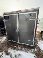 2018 LGS 7X16 ENCLOSED V-NOSE TRAILER Auction Photo