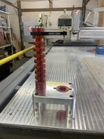 PUBLIC TIMED ONLINE AUCTION HAAS SR100 CNC PANEL ROUTER - AIR COMP. Auction Photo