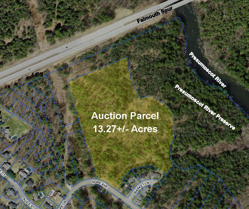 13.27+/- Acre Residential Development Parcel Adjacent to Presumpscot River Preserve Auction