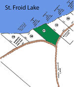 Waterfront Lot – St. Froid Lake Auction Photo