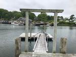 Boathouse, Pier, Ramp & Float  2.66+/- Ac, 153’+/- on New Harbor  Auction Photo