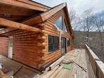 3BR Log Home, Garage, 3.9+/- Ac.. New Construction 90% Complete, Sunday River Mountain Views  Auction Photo